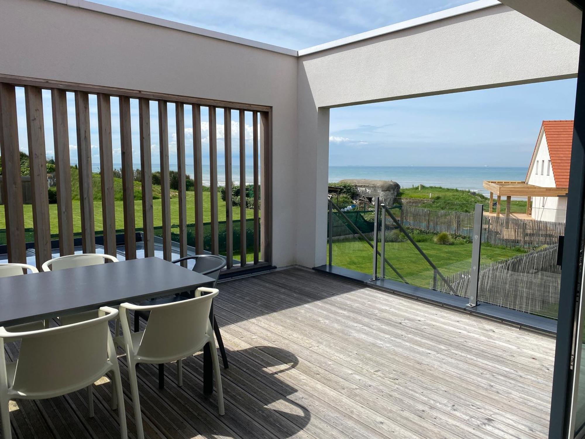 B&B Sangatte-Calais - Terrasse Vue Mer - 2 Min A Pied De La Plage Kültér fotó
